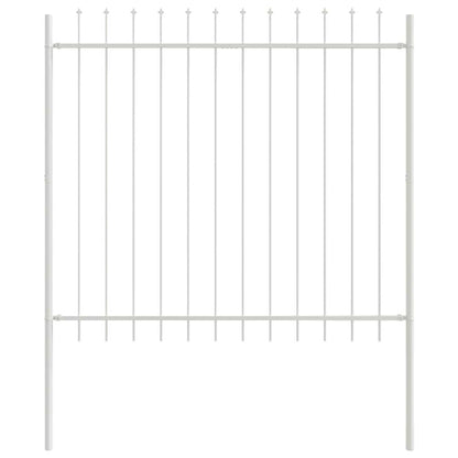 Recinzione per Giardino 9 pcs Bianco 15,3 x 1,5 m