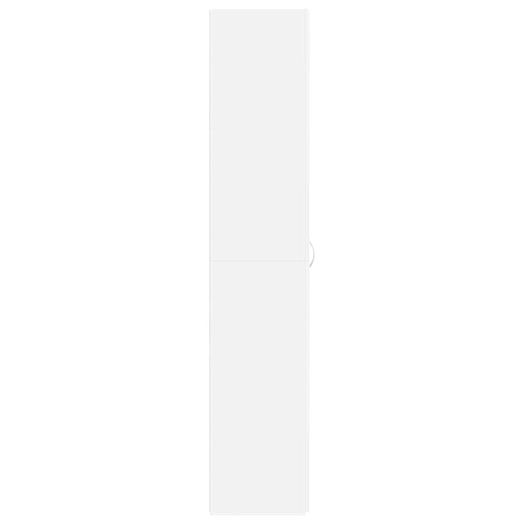 Mobile per scarpe Bianco 80 x 35.5 x 180 cm Legno multistrato