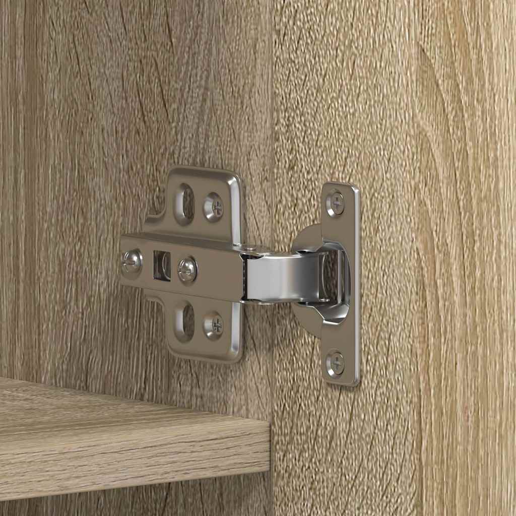 Mobile per scarpe Marrone 80 x 35.5 x 180 cm Legno multistrato