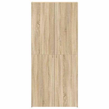 Mobile per scarpe Marrone 80 x 35.5 x 180 cm Legno multistrato