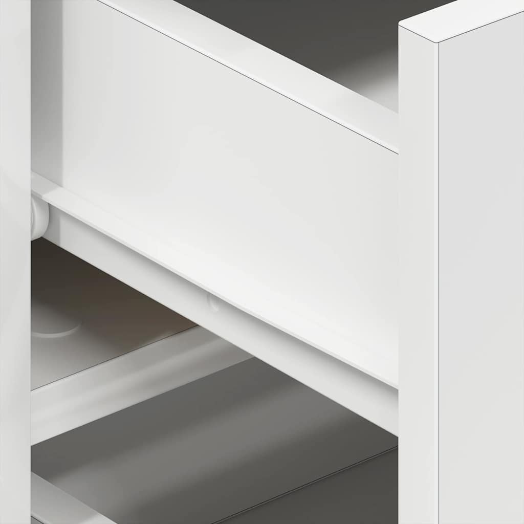 Credenza con cassetto Bianco 120 x 36 x 69 cm Legno multistrato