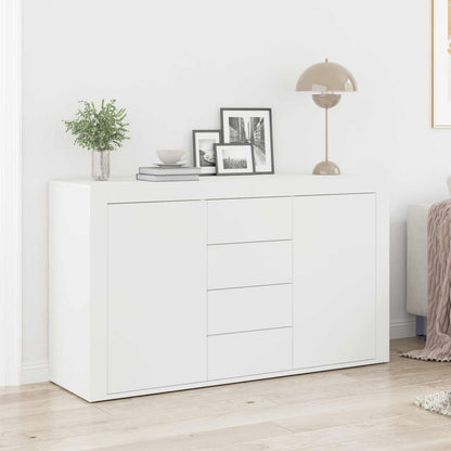 Credenza con cassetto Bianco 120 x 36 x 69 cm Legno multistrato
