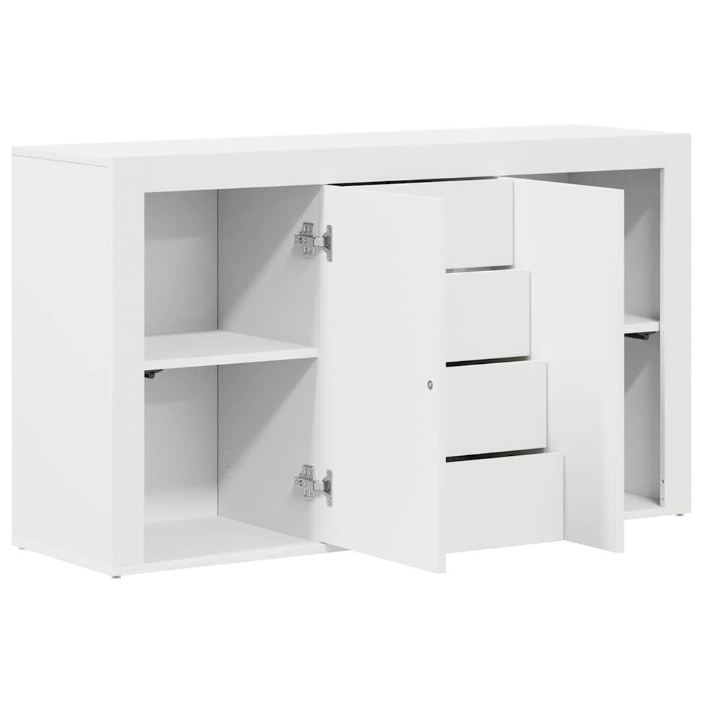 Credenza con cassetto Bianco 120 x 36 x 69 cm Legno multistrato