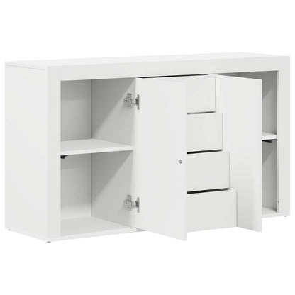 Credenza con cassetto Bianco 120 x 36 x 69 cm Legno multistrato