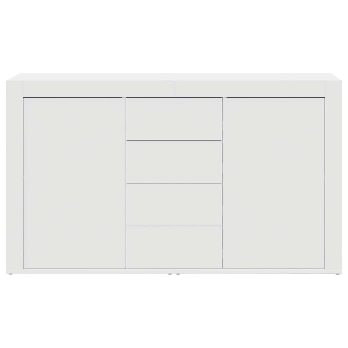 Credenza con cassetto Bianco 120 x 36 x 69 cm Legno multistrato