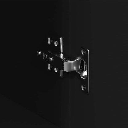 Credenza con cassetto Nero 120 x 36 x 69 cm Legno multistrato - homemem39