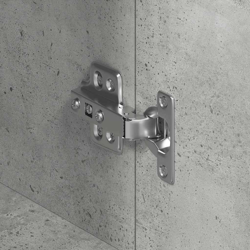 Credenza Grigio cemento 120 x 36 x 69 cm Legno multistrato - homemem39