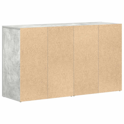 Credenza Grigio cemento 120 x 36 x 69 cm Legno multistrato | homemem39