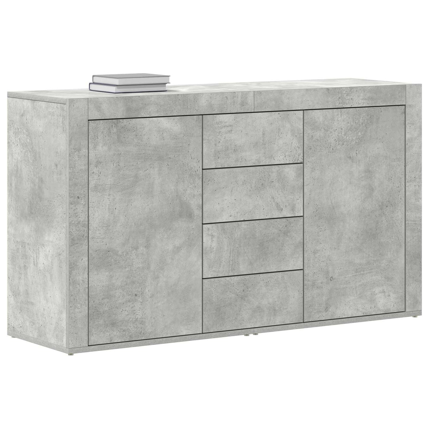 Credenza Grigio cemento 120 x 36 x 69 cm Legno multistrato
