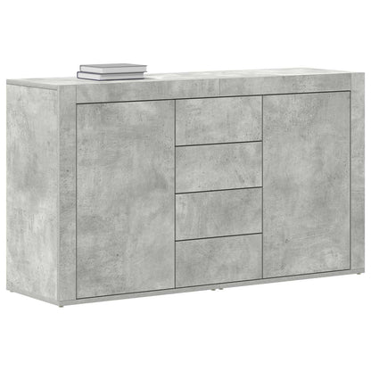 Credenza Grigio cemento 120 x 36 x 69 cm Legno multistrato