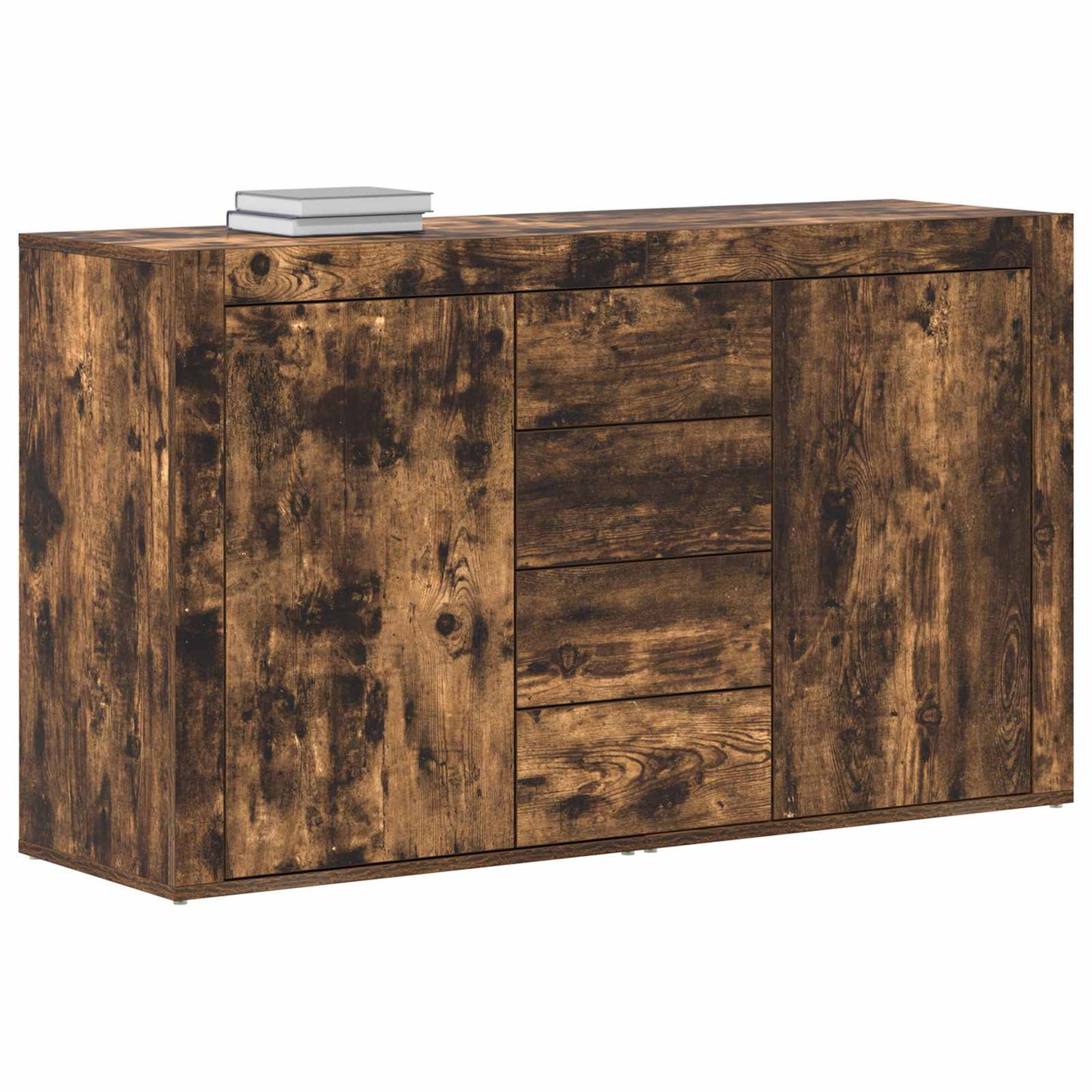 Credenza Rovere fumé 120 x 36 x 69 cm Legno multistrato