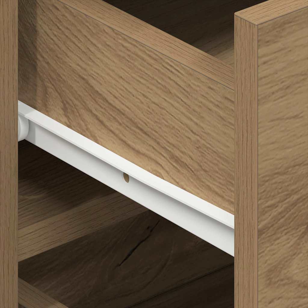 Credenza Rovere artigianale 120 x 36 x 69 cm Legno multistrato | homemem39