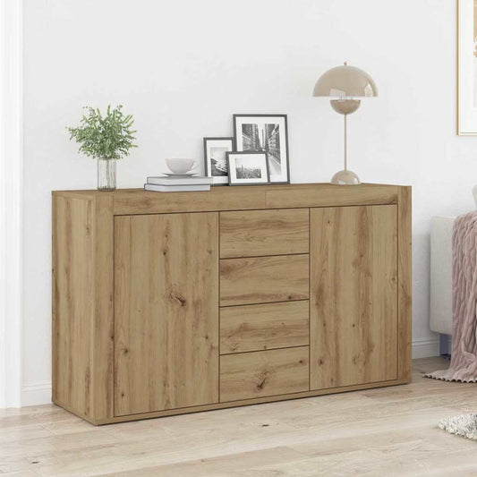 Credenza Rovere artigianale 120 x 36 x 69 cm Legno multistrato