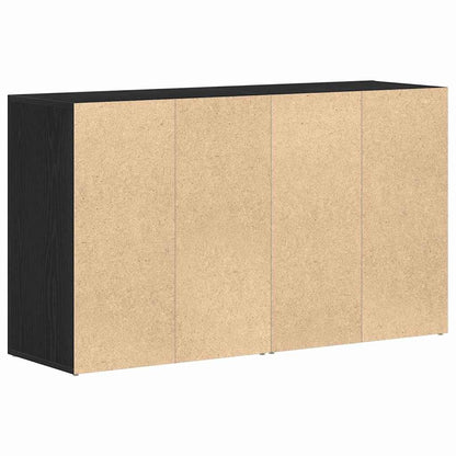 Credenza Rovere Nero 120 x 36 x 69 cm Legno multistrato