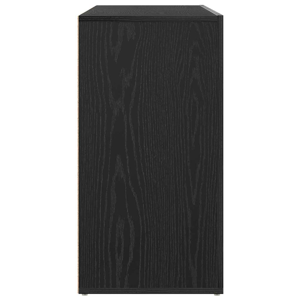Credenza Rovere Nero 120 x 36 x 69 cm Legno multistrato