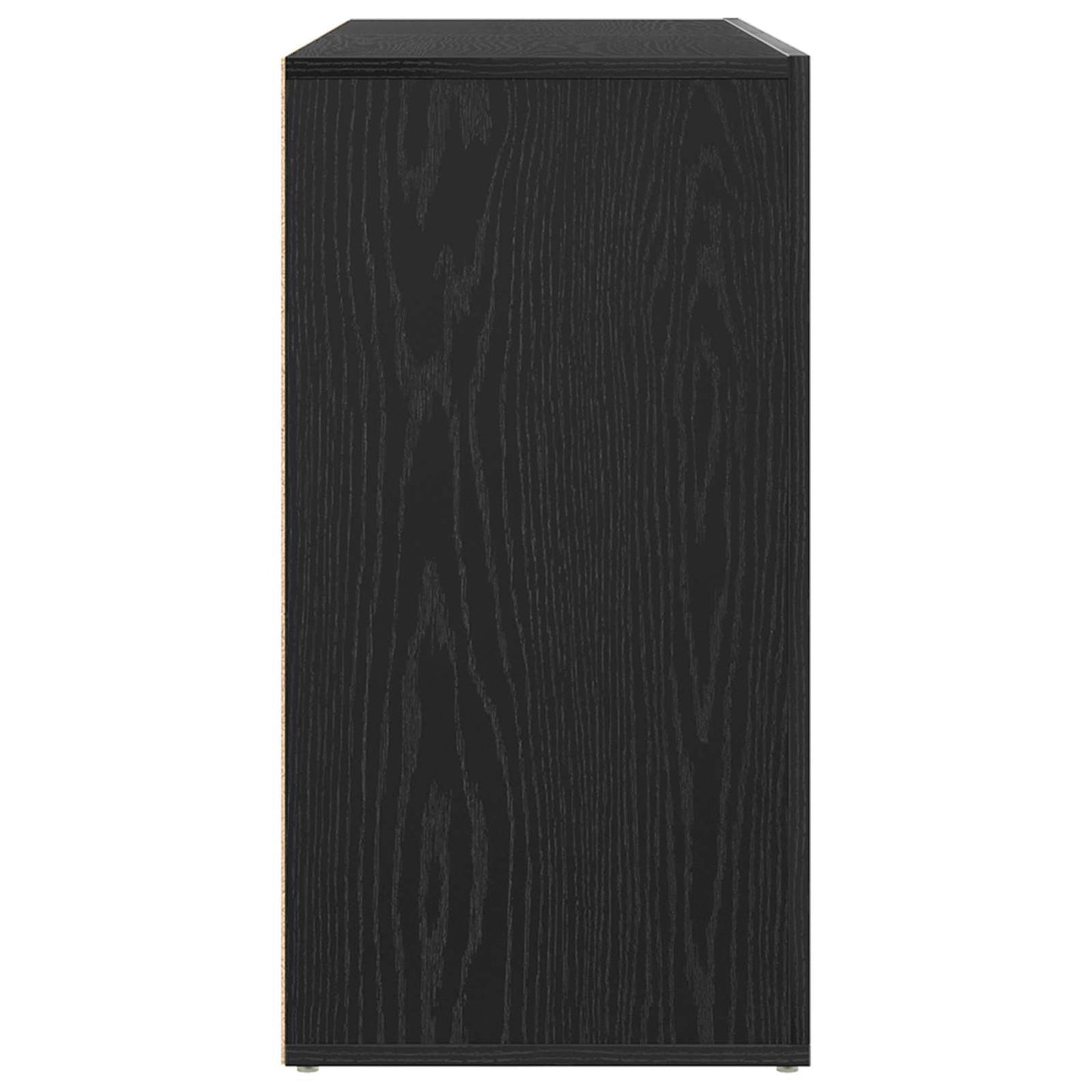 Credenza Rovere Nero 120 x 36 x 69 cm Legno multistrato