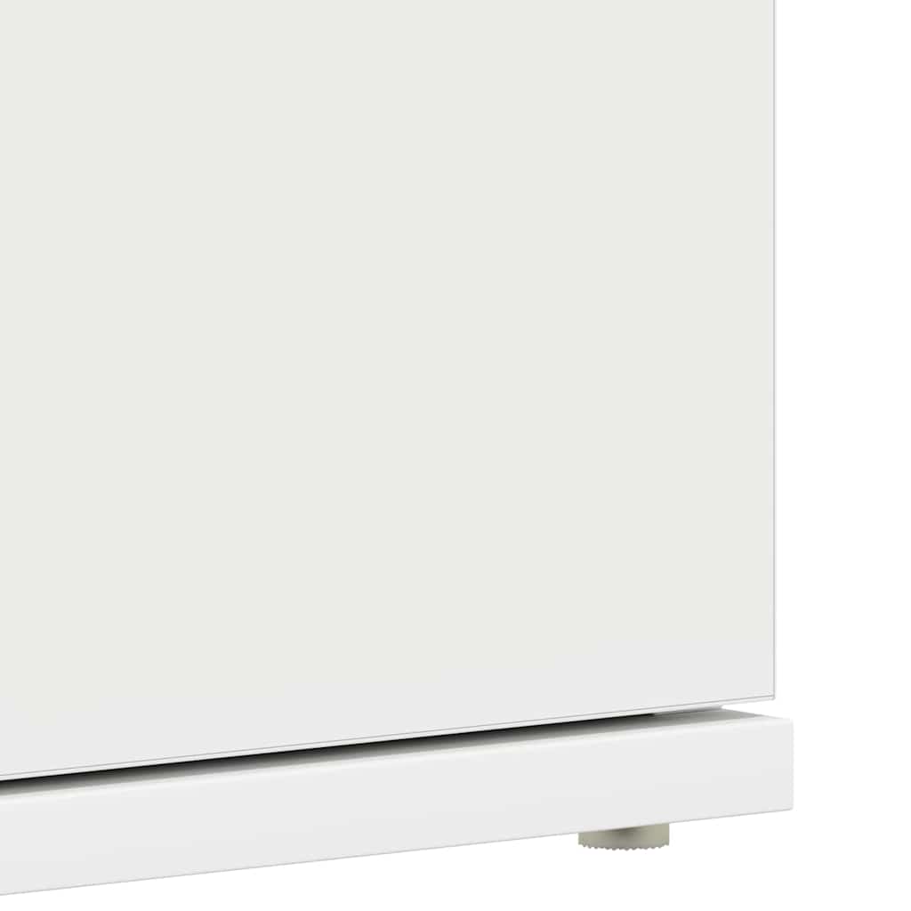 Mobile per scarpe Bianco 80 x 39 x 180 cm Legno multistrato