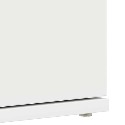 Mobile per scarpe Bianco 80 x 39 x 180 cm Legno multistrato