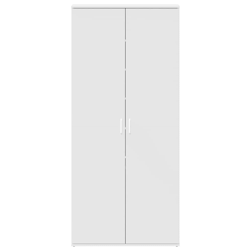 Mobile per scarpe Bianco 80 x 39 x 180 cm Legno multistrato