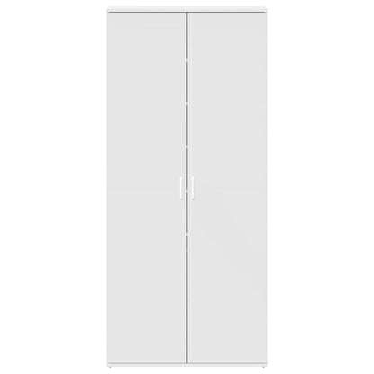 Mobile per scarpe Bianco 80 x 39 x 180 cm Legno multistrato