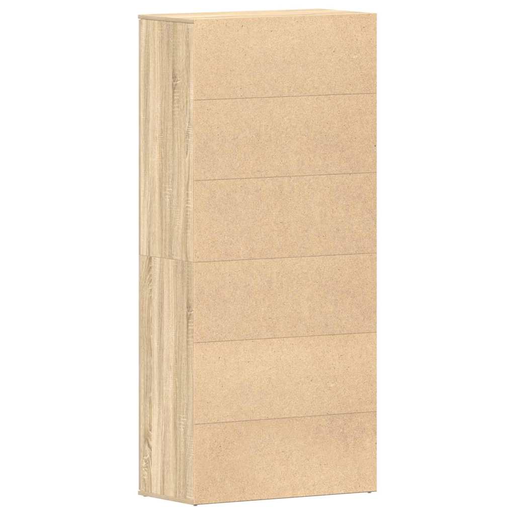 Mobile per scarpe Marrone 80 x 39 x 180 cm Legno multistrato