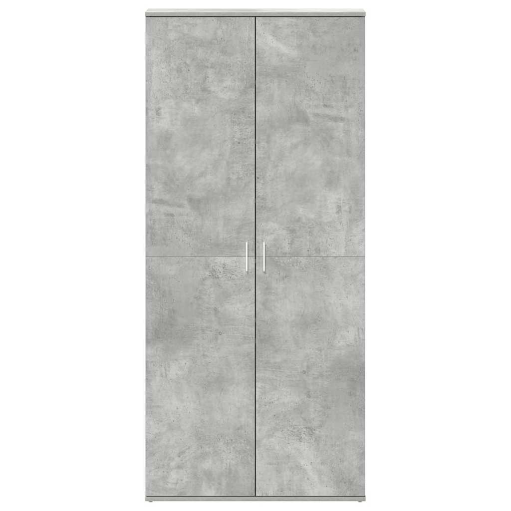 Mobile per scarpe Grigio 80 x 39 x 180 cm Legno multistrato