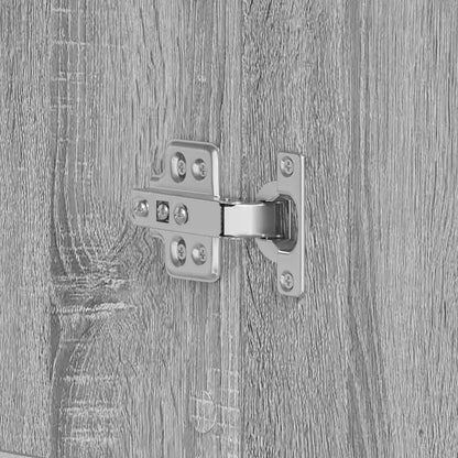 Mobile per scarpe Grigio 80 x 39 x 180 cm Legno multistrato