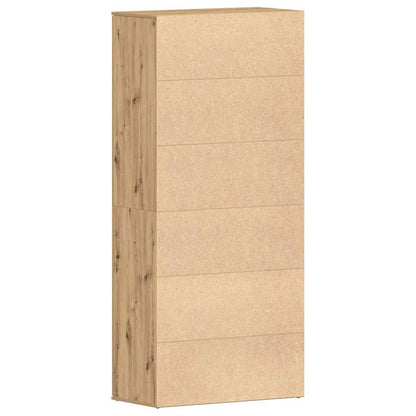 Mobile per scarpe Marrone 80 x 39 x 180 cm Legno multistrato