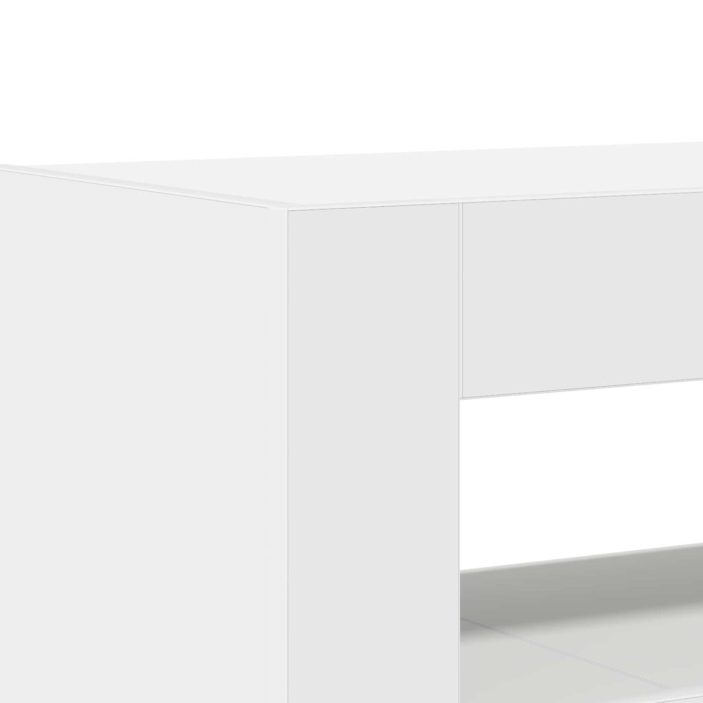 Credenza Bianco 116 x 30 x 75 cm Legno multistrato