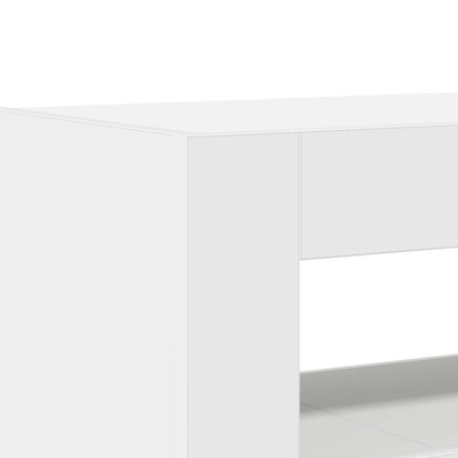 Credenza Bianco 116 x 30 x 75 cm Legno multistrato