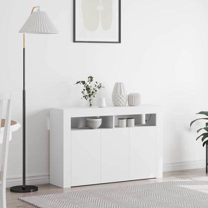 Credenza Bianco 116 x 30 x 75 cm Legno multistrato - homemem39