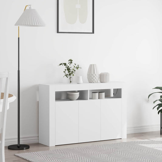 Credenza Bianco 116 x 30 x 75 cm Legno multistrato
