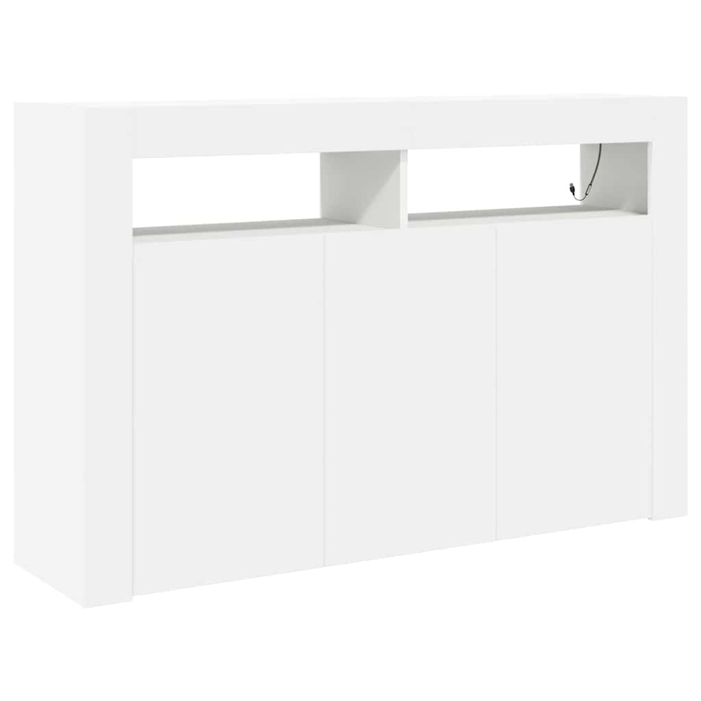 Credenza Bianco 116 x 30 x 75 cm Legno multistrato - homemem39