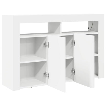 Credenza Bianco 116 x 30 x 75 cm Legno multistrato - homemem39