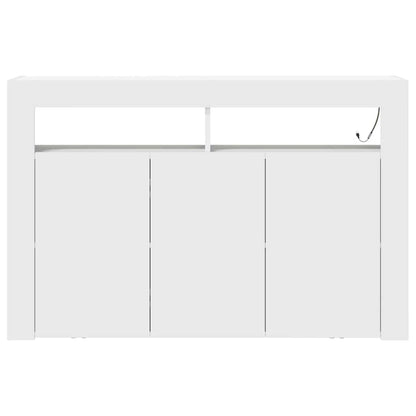 Credenza Bianco 116 x 30 x 75 cm Legno multistrato - homemem39