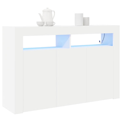 Credenza Bianco 116 x 30 x 75 cm Legno multistrato