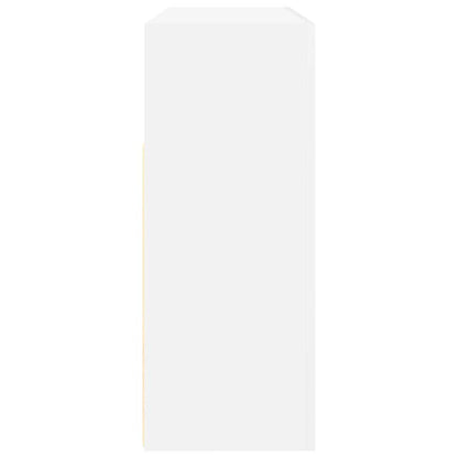 Credenza Bianco 116 x 30 x 75 cm Legno multistrato - homemem39