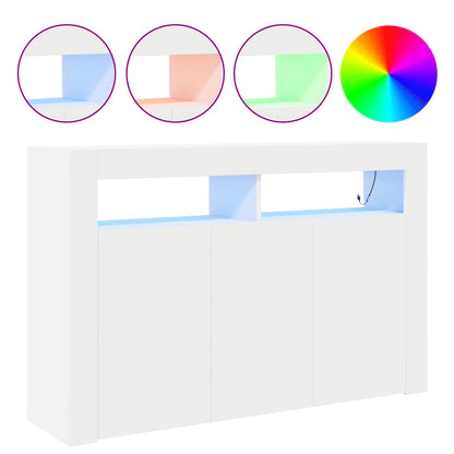 Credenza Bianco 116 x 30 x 75 cm Legno multistrato