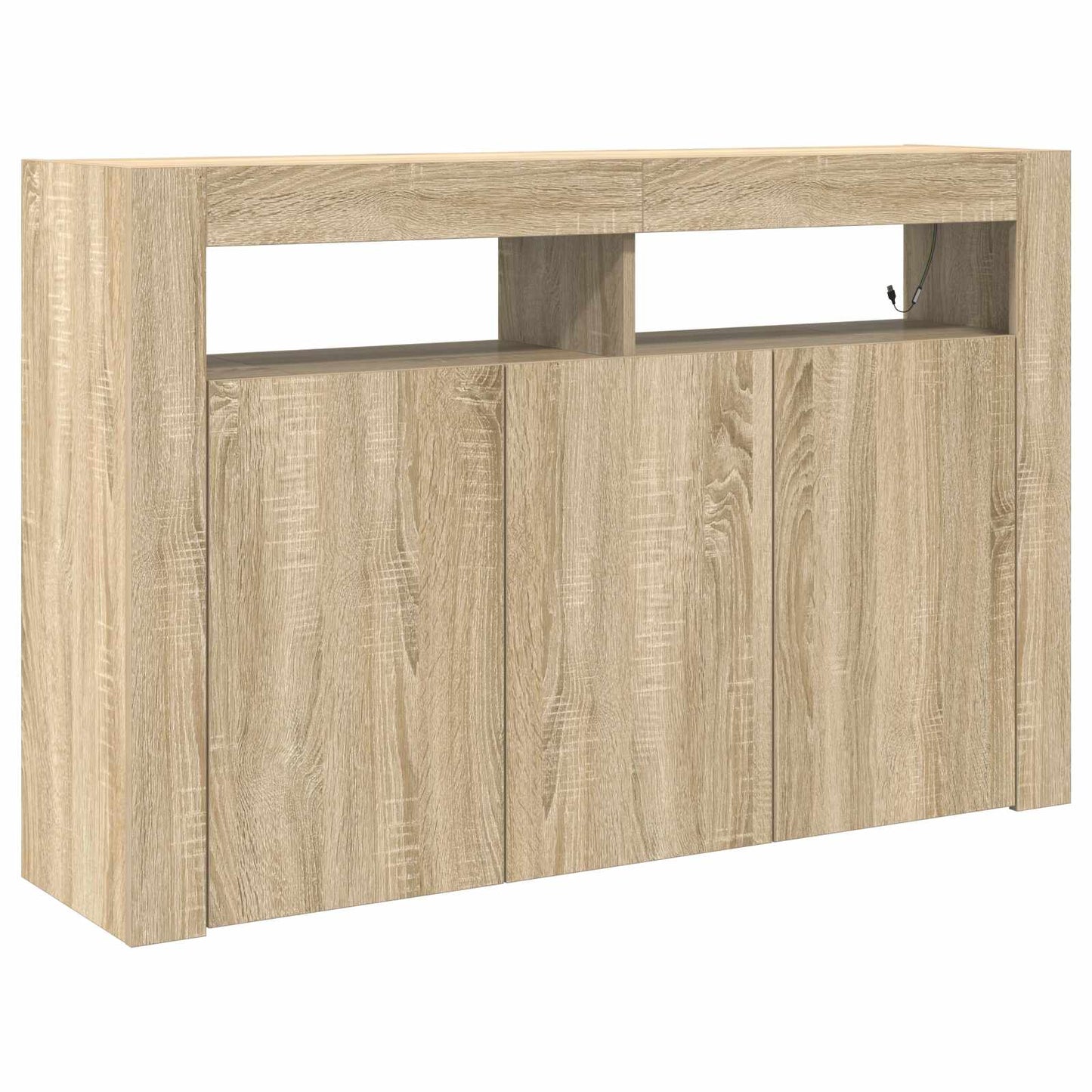 Credenza Rovere Sonoma 116 x 30 x 75 cm Legno multistrato