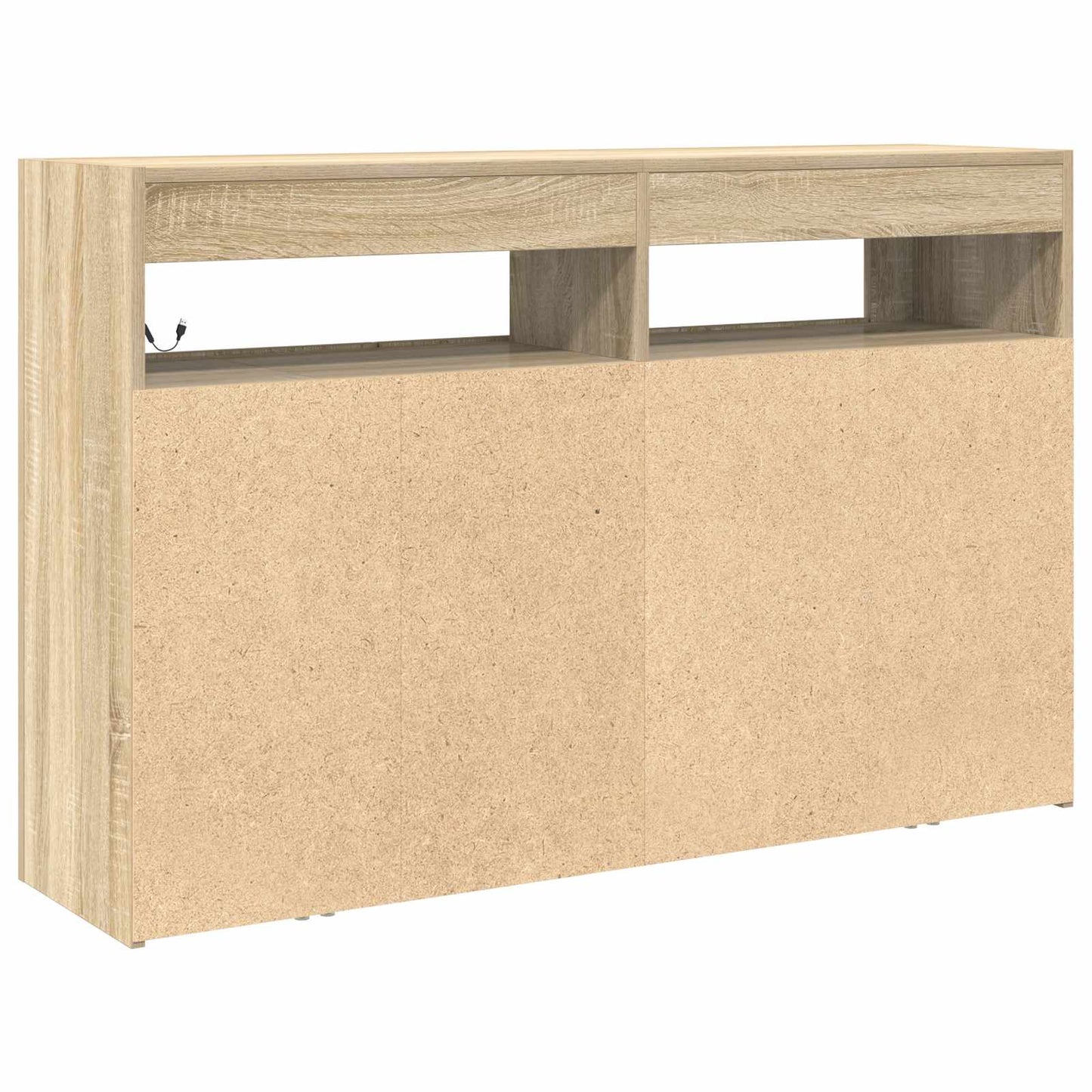 Credenza Rovere Sonoma 116 x 30 x 75 cm Legno multistrato