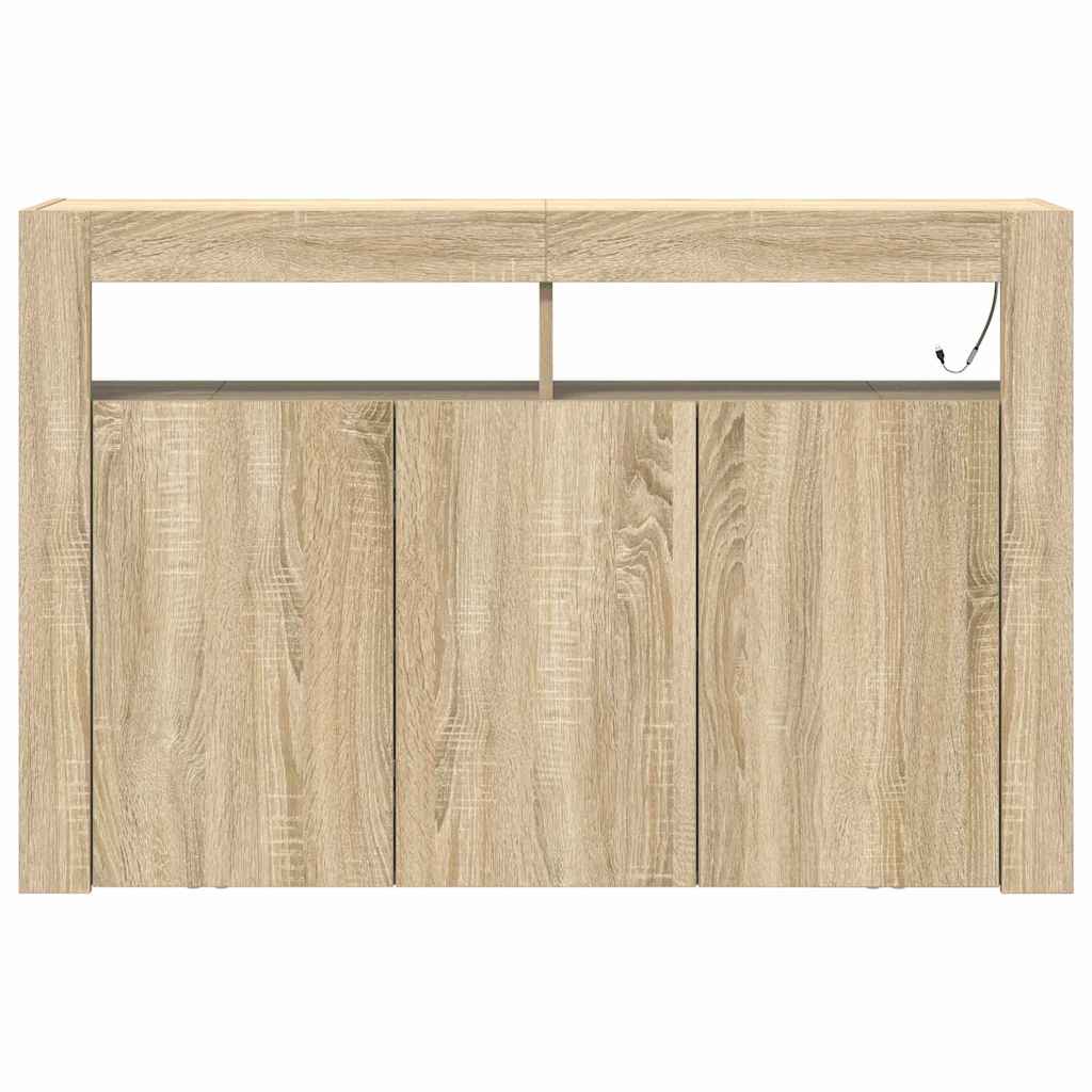 Credenza rovere sonoma 116 x 30 x 75 cm Legno multistrato - homemem39