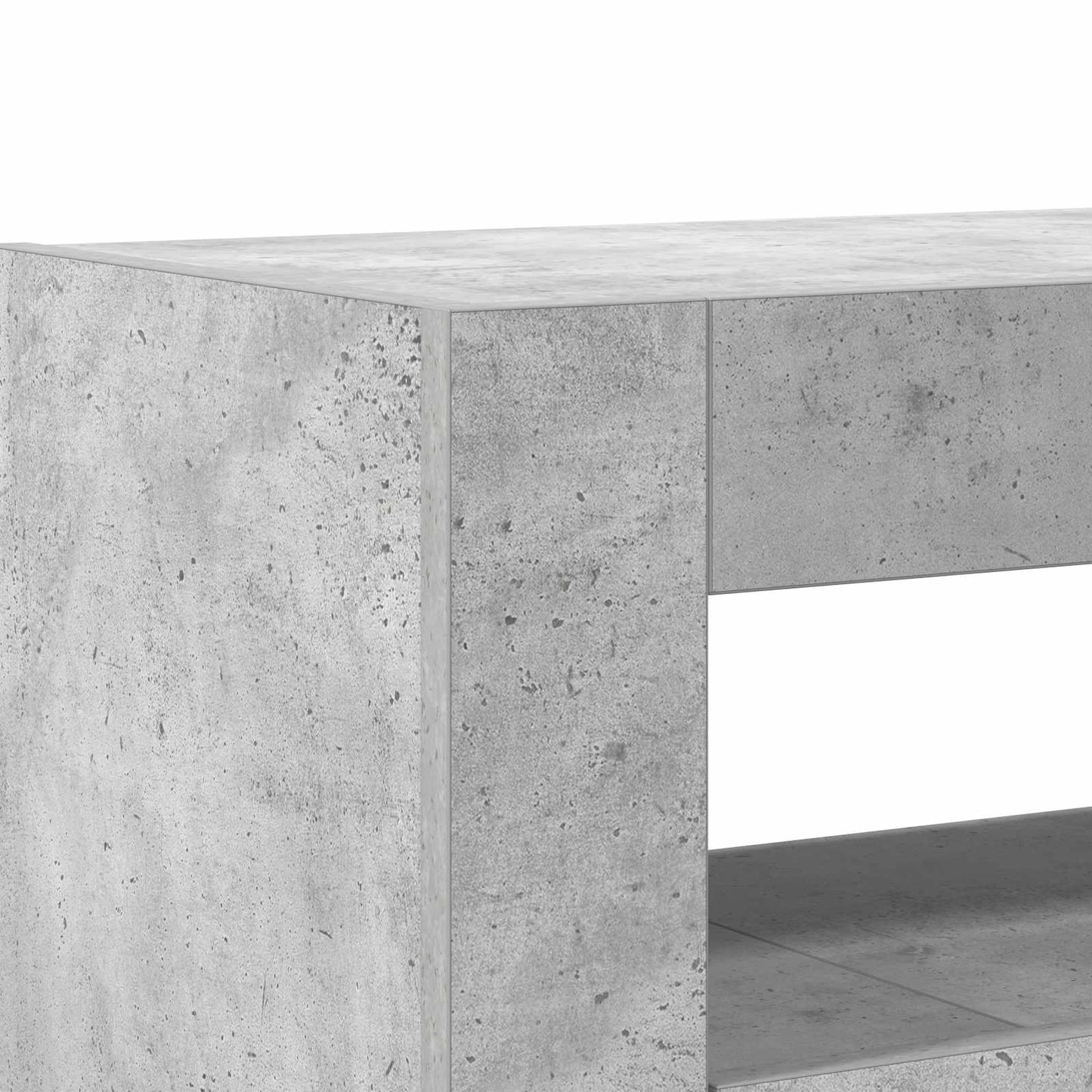 Credenza Grigio cemento 116 x 30 x 75 cm Legno multistrato