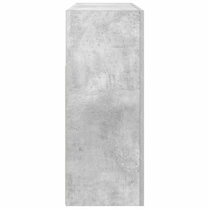 Credenza Grigio cemento 116 x 30 x 75 cm Legno multistrato