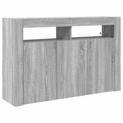 Credenza Grigio sonoma 116 x 30 x 75 cm Legno multistrato - homemem39