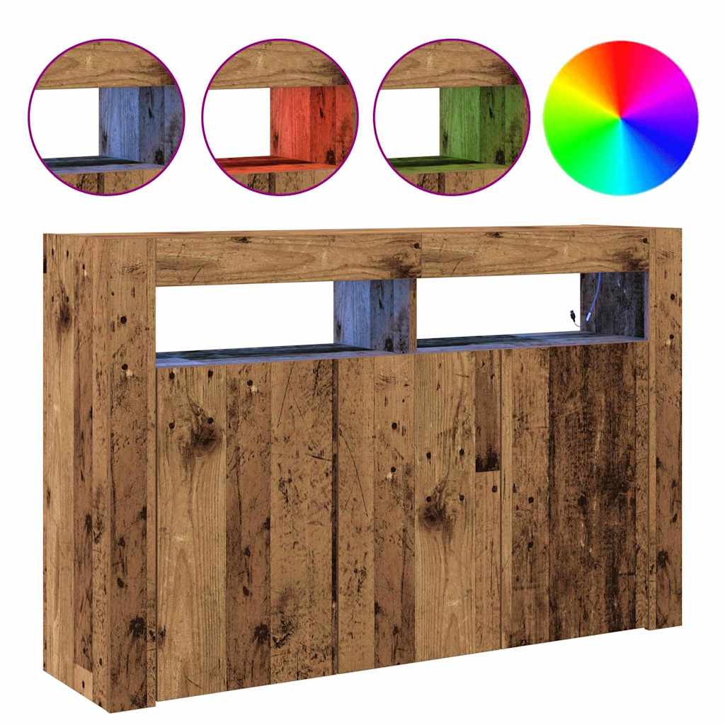 Credenza Legno vecchio 116 x 30 x 75 cm Legno multistrato - homemem39