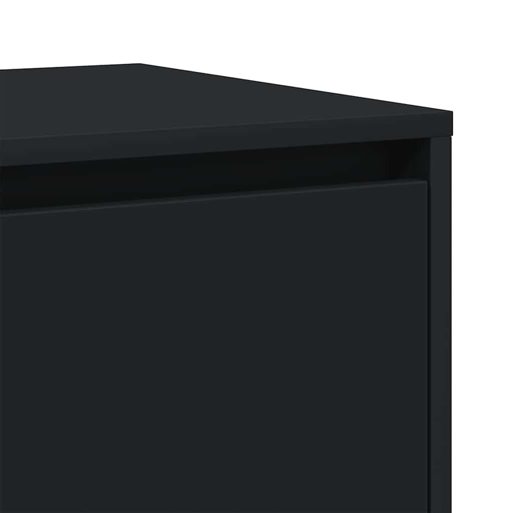 Credenza Nero 135 x 41 x 69 cm Legno multistrato - homemem39