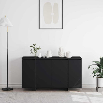 Credenza Nero 135 x 41 x 69 cm Legno multistrato - homemem39