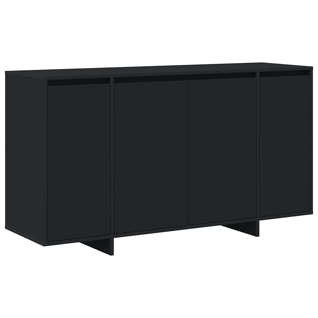 Credenza Nero 135 x 41 x 69 cm Legno multistrato - homemem39