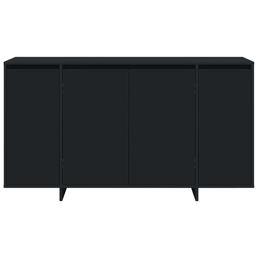 Credenza Nero 135 x 41 x 69 cm Legno multistrato - homemem39
