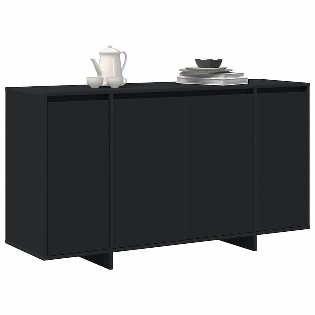 Credenza Nero 135 x 41 x 69 cm Legno multistrato - homemem39